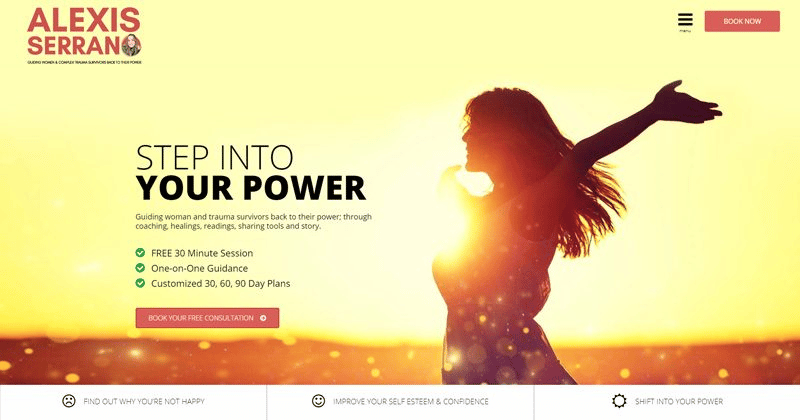 Google Ads landing page example