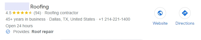 A local service business without a Google Guaranteed badge