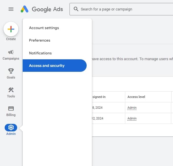how to add users to your google ads account