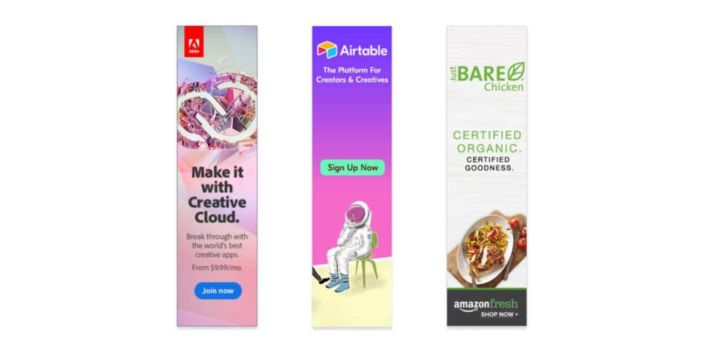 google ad specs for skyscraper ads example