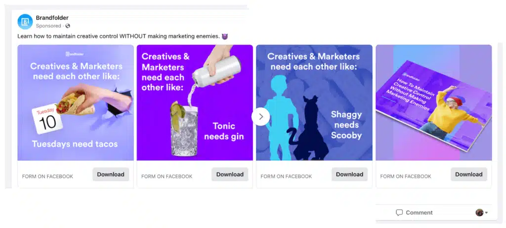 Examples of Facebook Ads