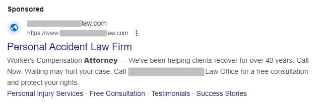 example of a targeted google ads ad