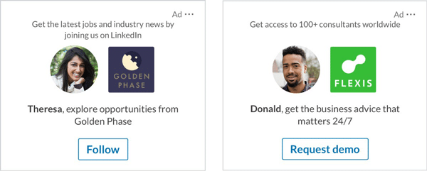 examples of b2b linkedin ads