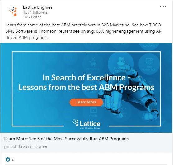 linkedin ad example