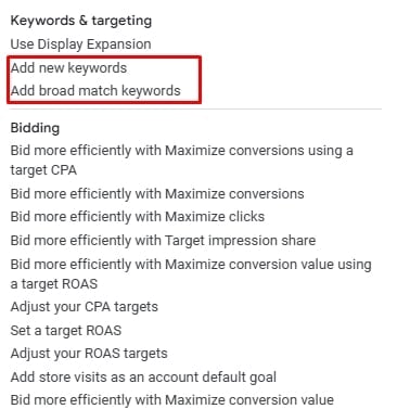 examples of google recommendations