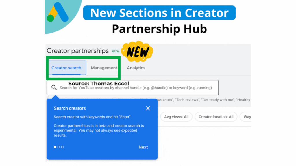 google ads news partnerships hub